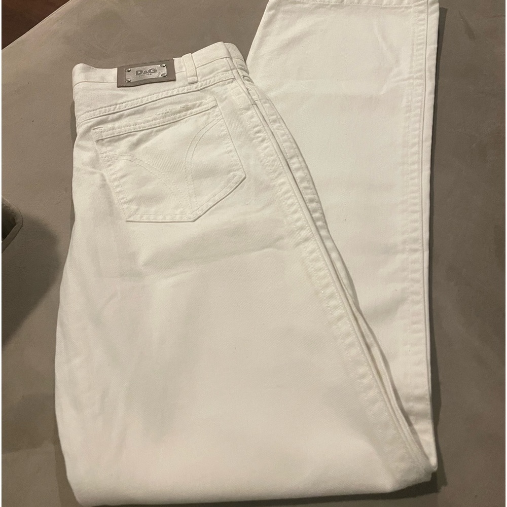 White Dolce&Gabbana junior jeans